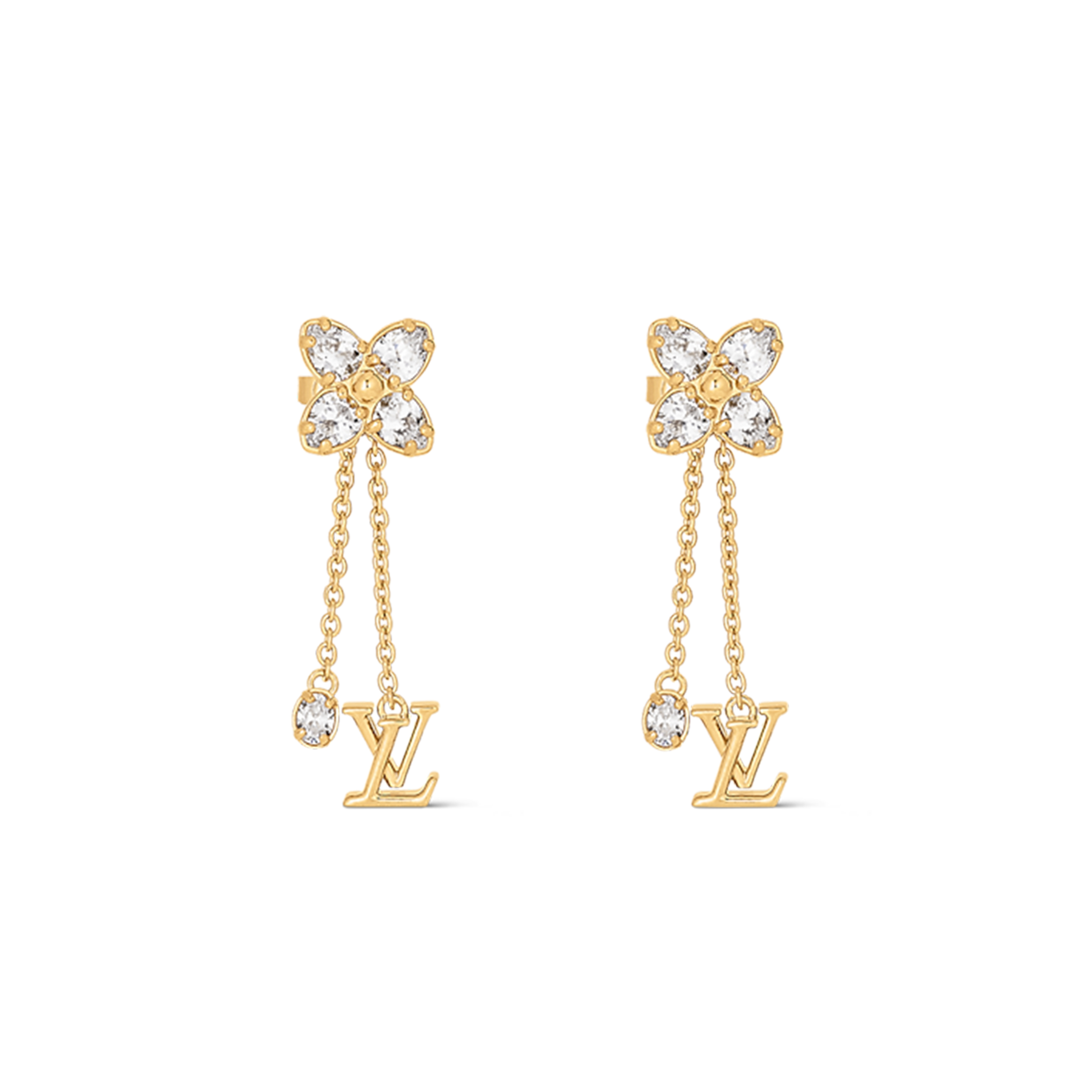 LOUIS VUITTON LV DAZZLE EARRINGS M01996